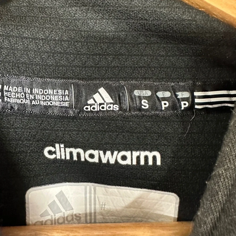 Adidas Louisville Cardinals ClimaWarm Quarter Zip Hoodie Mens Small Charcoal Red